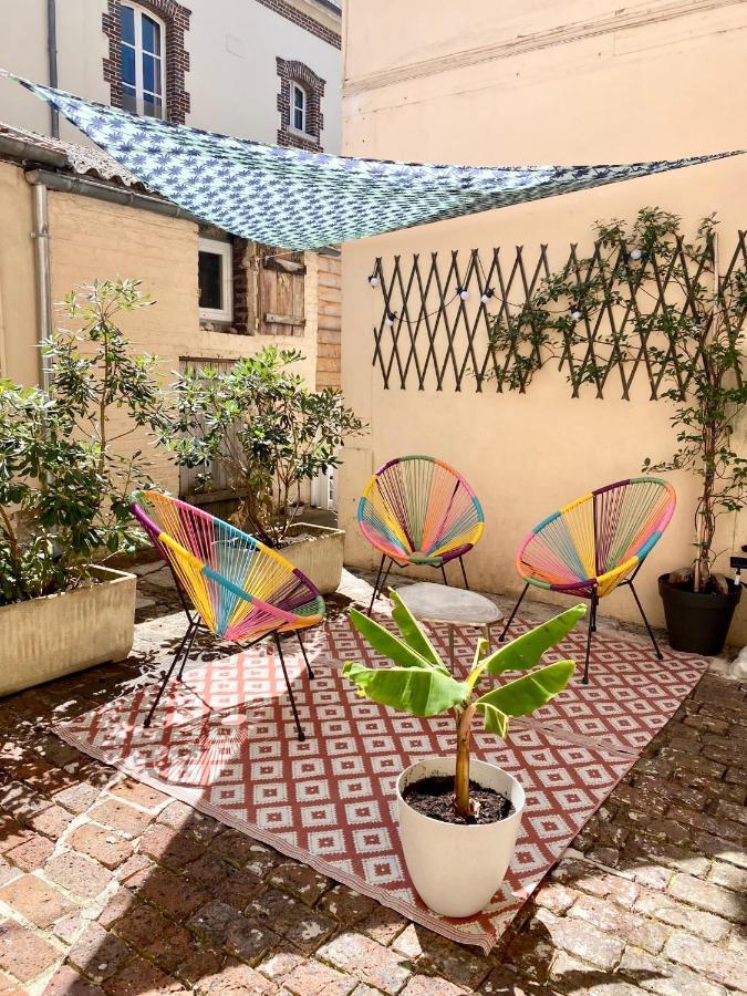 Garden Spa-Hyper Centre Avec Cour-Calme-Sauna-Hamam Daire Troyes Dış mekan fotoğraf